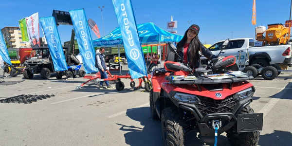 CFMOTO demonstrates the utility of ATV and UTV vehicles in the agricultural sector at ExpoAgroUtil Constanța
