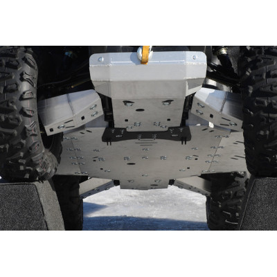 Skid plate full set (aluminium): UFORCE 550 / 800: ( Tracker )