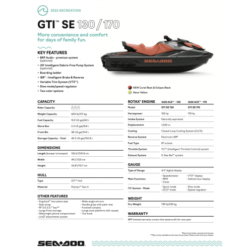 SEA-DOO GTI SE 170 2020