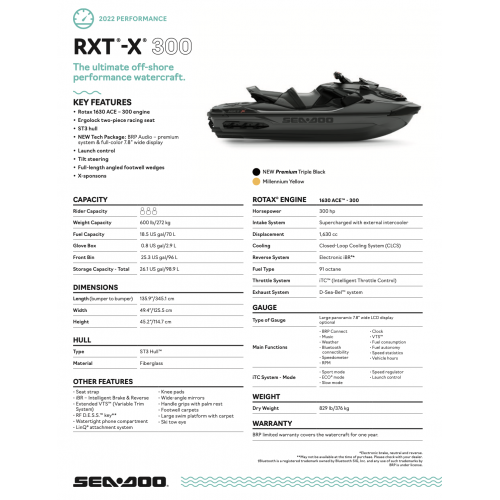 SEA-DOO RXT-X RS 300 2020