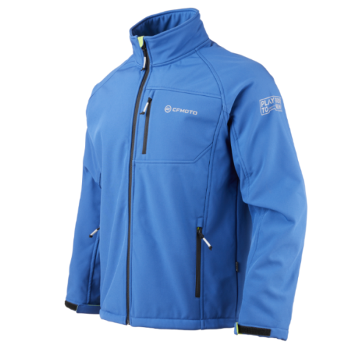 Jachetă soft shell albastru bleumarin pentru bărbați CFMOTO