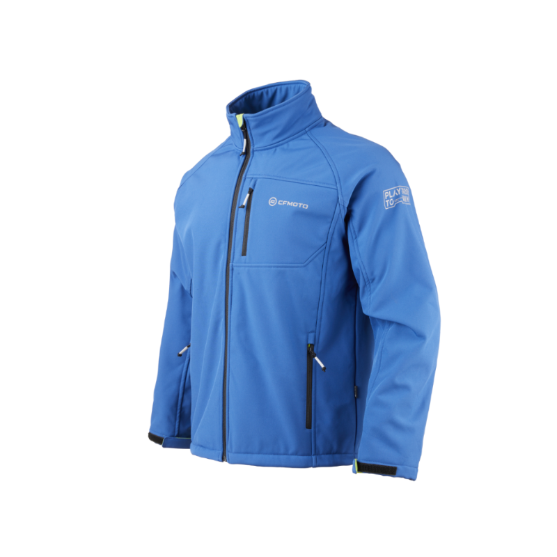 Jachetă soft shell albastru bleumarin pentru bărbați CFMOTO