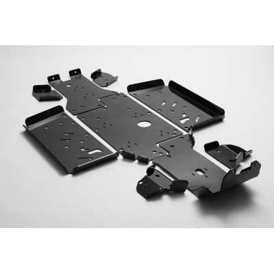 HDPE skid plate -1up assembly X6 & X6 Touring