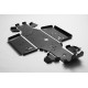 HDPE skid plate -1up assembly X6 & X6 Touring