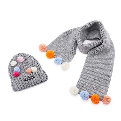 Children's grey wool cap