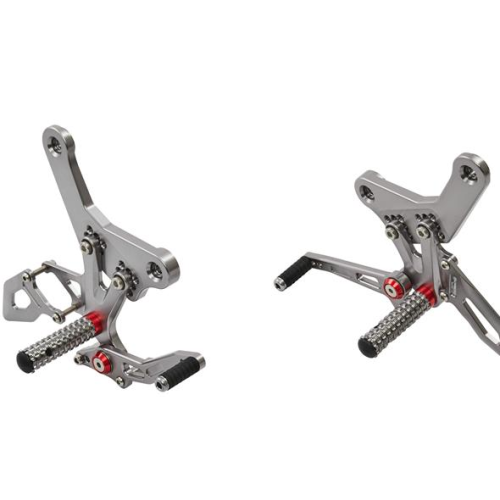 250SR / 300SR Footrest assy silver