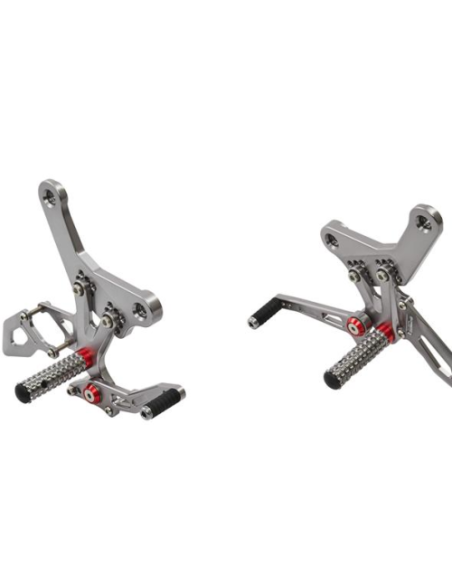 250SR / 300SR Footrest assy silver