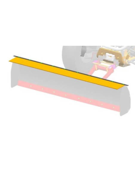 CFMOTO 72 snow plow upper baffle