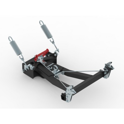 Front-mount push tubes quick attach (regular mount)