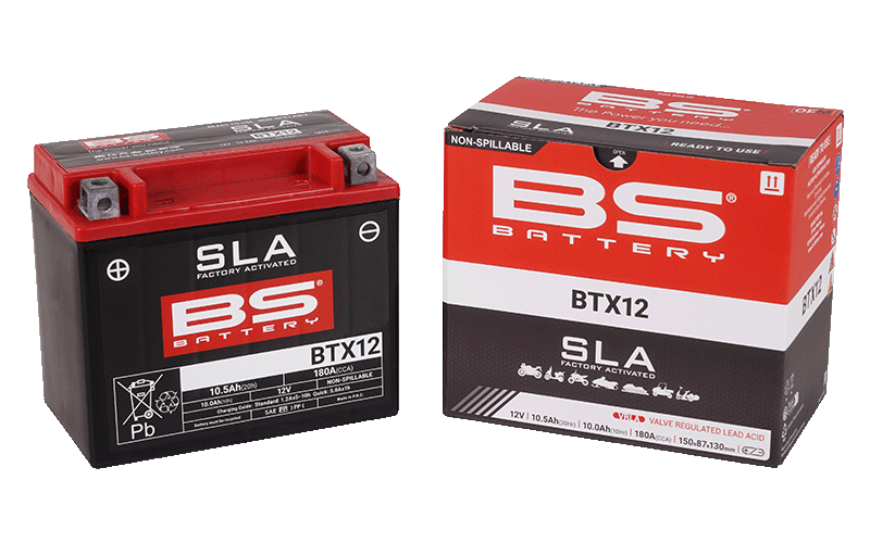 BS BATTERY SLA Max Battery Maintenance Free Factory Activated - BTX12 (FA)
