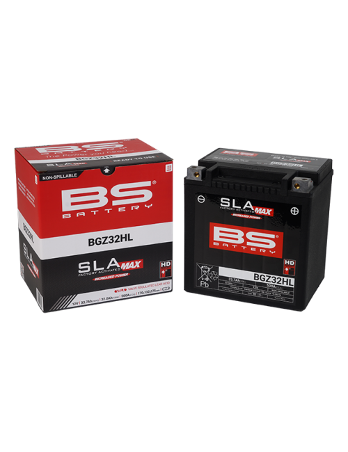 BS BATTERY SLA Max Battery Maintenance Free Factory Activated - BGZ32HL