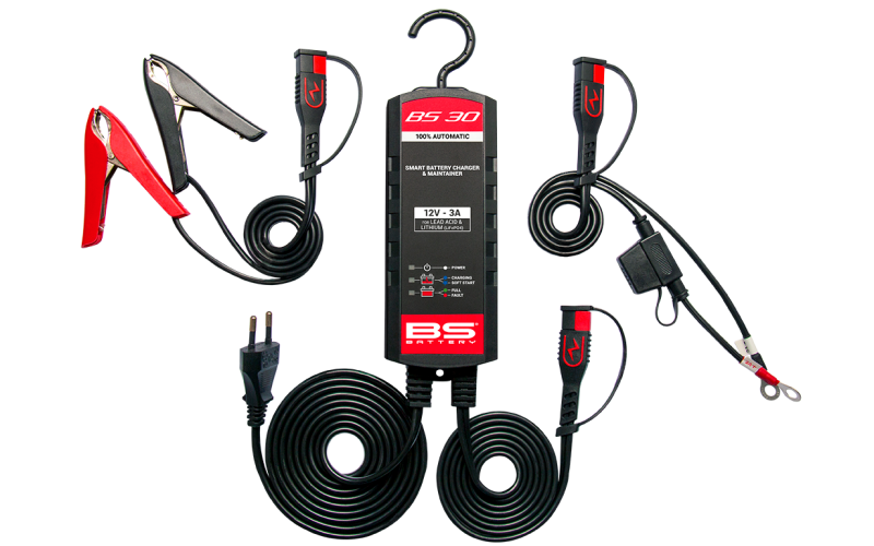 BS BATTERY BS30 Smart Battery Charger - 12V 3A