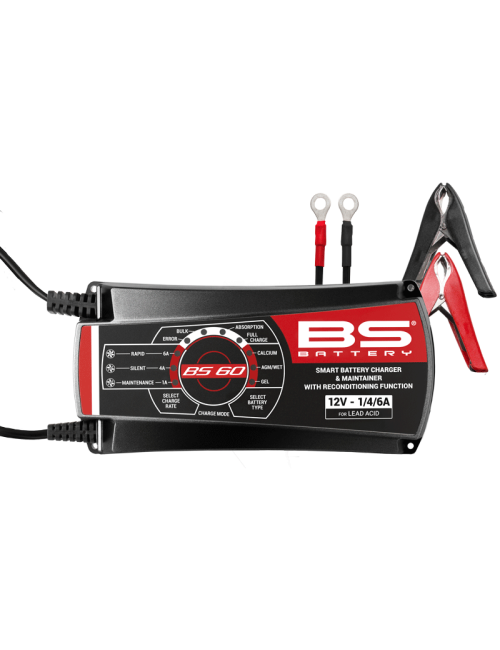 BS BATTERY BS60 Pro-Smart Battery Charger - 12V 1/4/6A
