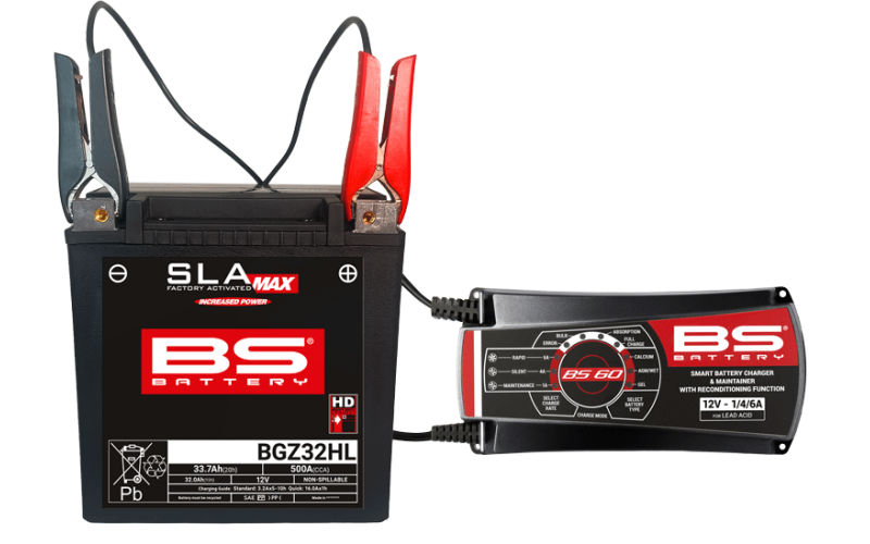 BS BATTERY BS60 Pro-Smart Battery Charger - 12V 1/4/6A