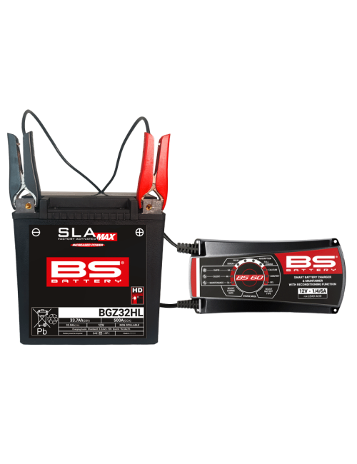 BS BATTERY BS60 Pro-Smart Battery Charger - 12V 1/4/6A