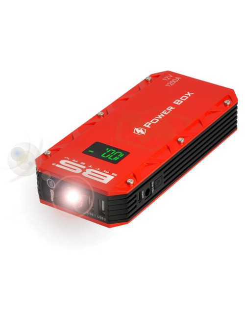 BS BATTERY Power Box PB-02 Battery Jump Starter with USB Charger