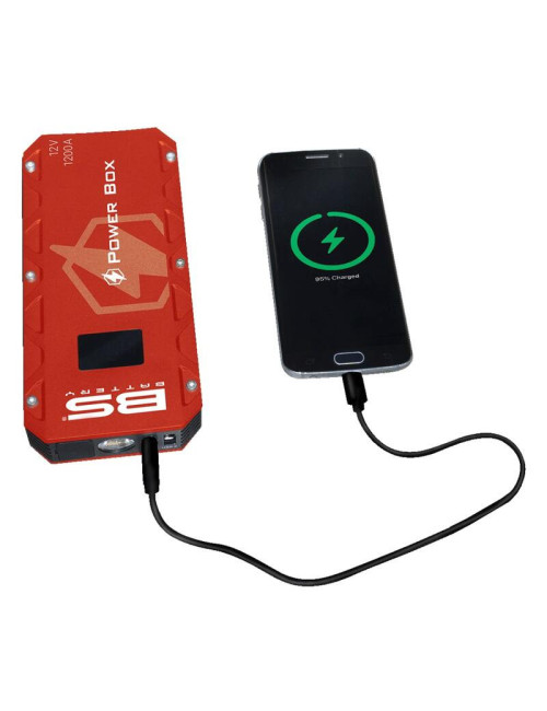 BS BATTERY Power Box PB-02 Battery Jump Starter with USB Charger