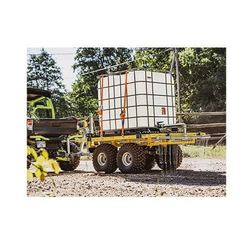 Log Bolsters water tank installation module