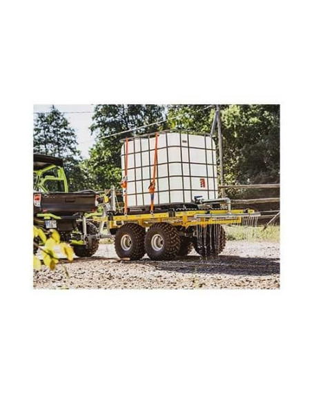 Log Bolsters water tank installation module