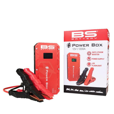 BS BATTERY Power Box PB-02 Battery Jump Starter with USB Charger