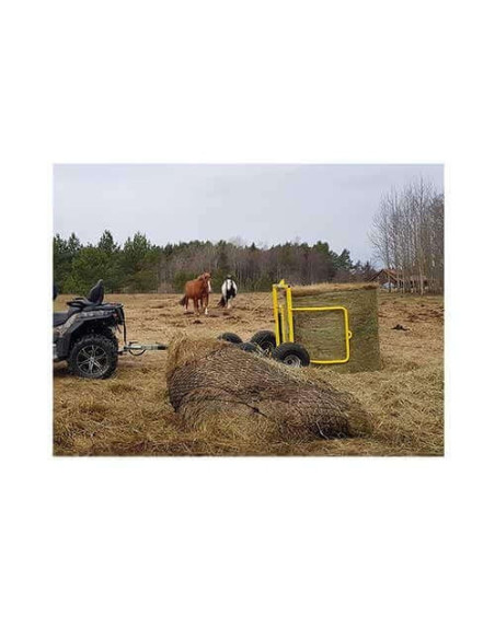 Prikolica za silose i bale sijena Iron Baltic