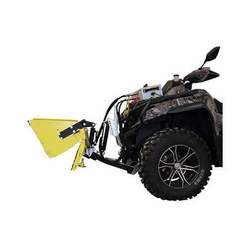 2 in 1 modular plow bucket with Iron Baltic hydraulic dump