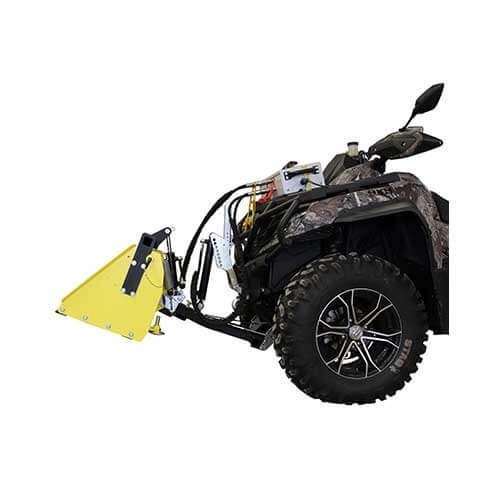 2 in 1 modular plow bucket with Iron Baltic hydraulic dump