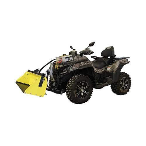 2 in 1 modular plow bucket with Iron Baltic hydraulic dump