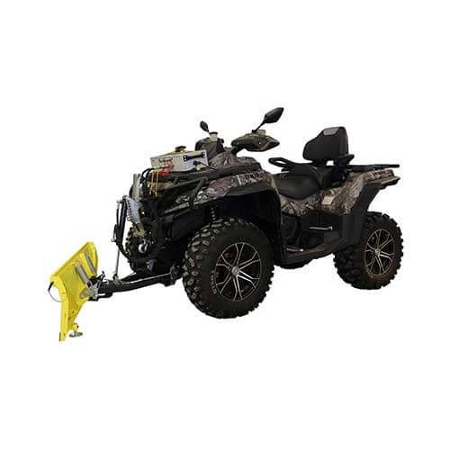 2 in 1 modular plow bucket with Iron Baltic hydraulic dump