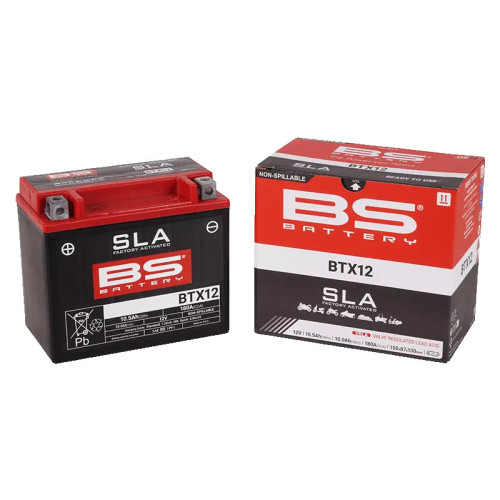 BS BATTERY SLA Max Battery Maintenance Free Factory Activated - BTX12 (FA)