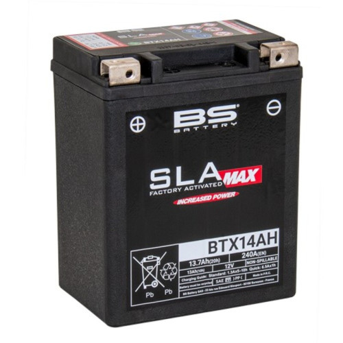 BS BATTERY SLA Max Батерия без поддръжка, фабрично активирана - BTZ14S MAX FA