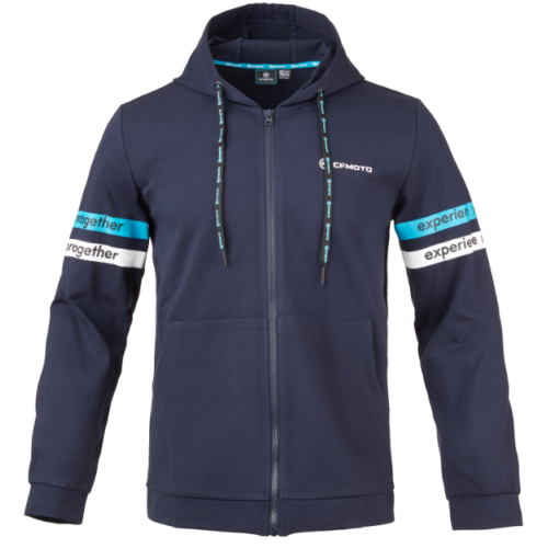 Male Navy Blue Hoodie