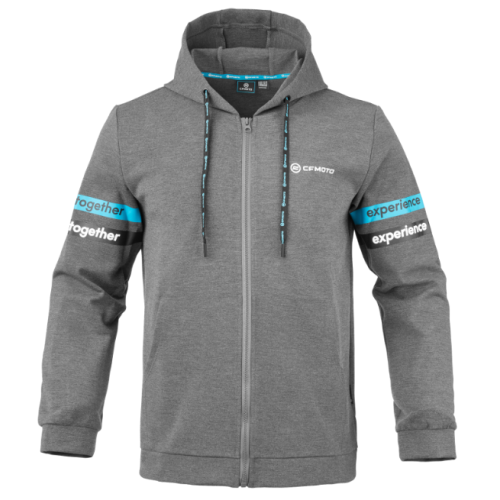 Male Heather Grey Hoodie