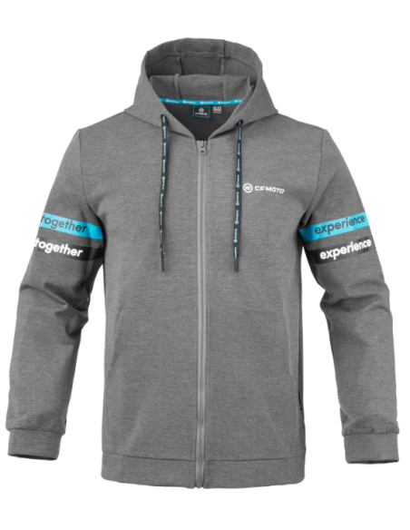 Male Heather Grey Hoodie