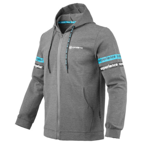 Male Heather Grey Hoodie