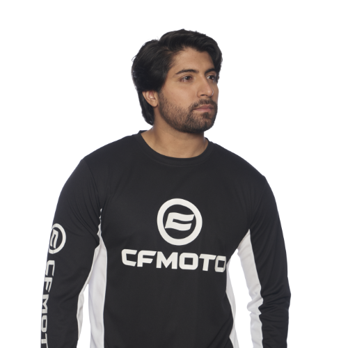 Tricou sport Riding, Negru