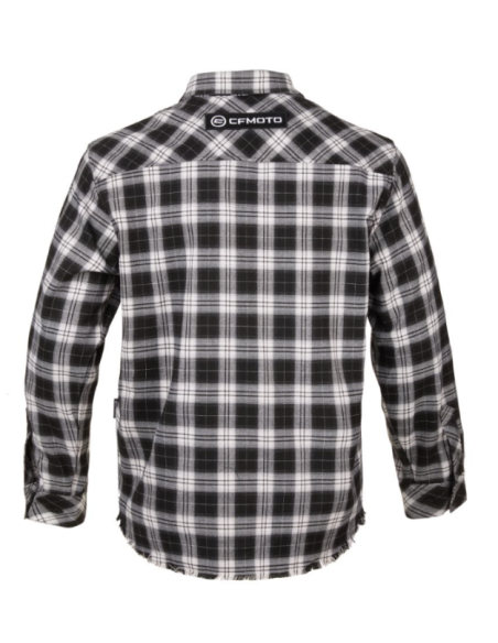 Cămașă bărbați în carouri, Alb/Negru