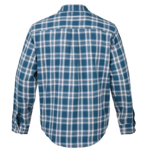 Men's Blue & White Checked Shirt