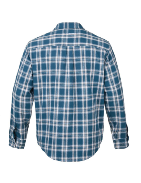 Men's Blue & White Checked Shirt