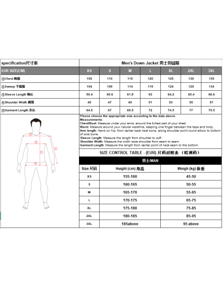 CFMOTO Men's 3-in-1 Premium Down Jacket