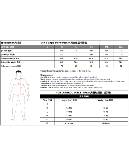 CFMOTO Men's Business Winter Waterproof Jacket