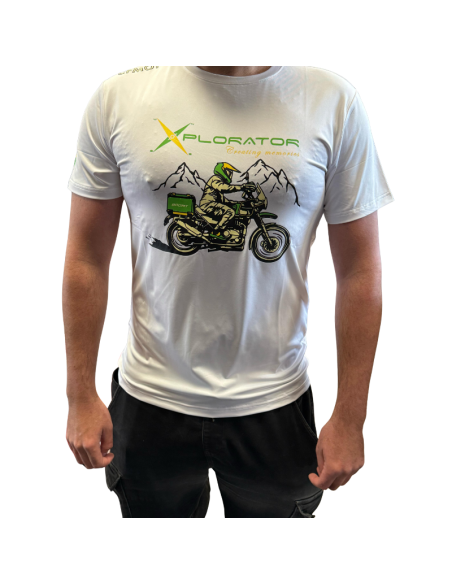 Tricou bărbați CFMOTO Peru White