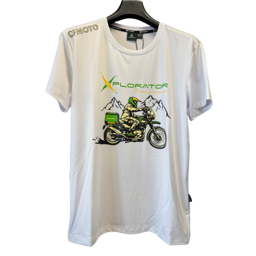 Tricou bărbați CFMOTO Peru White