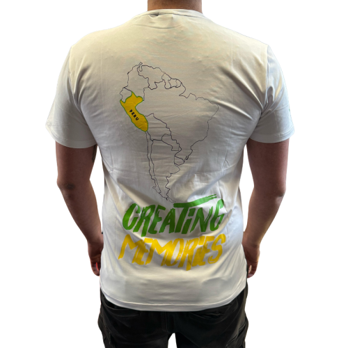 Tricou bărbați CFMOTO Peru White