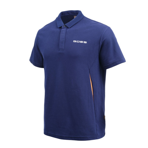 GOES mens casual polo navy blue