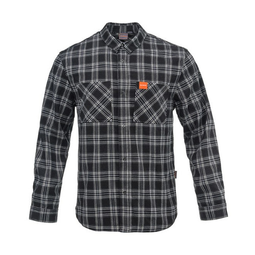 Men's casual checkered shirt