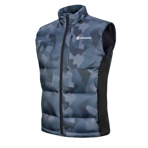 Camouflage down vest