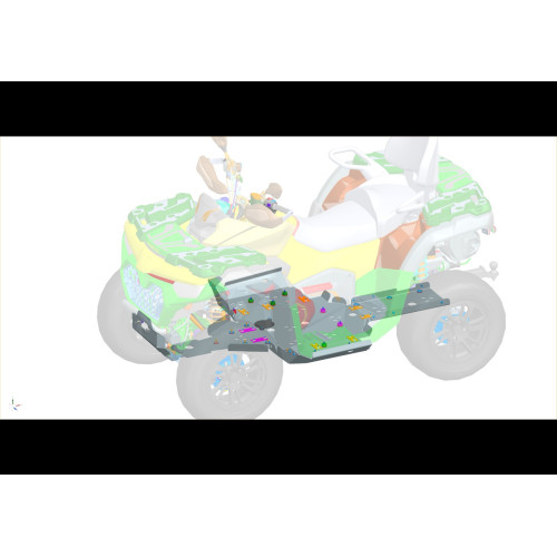 Placă de protecție din aluminiu (4mm≈0.157in)