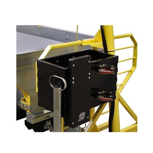 Luggage container with Iron Baltic chainsaw holder