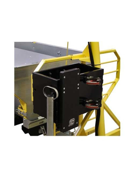 Luggage container with Iron Baltic chainsaw holder